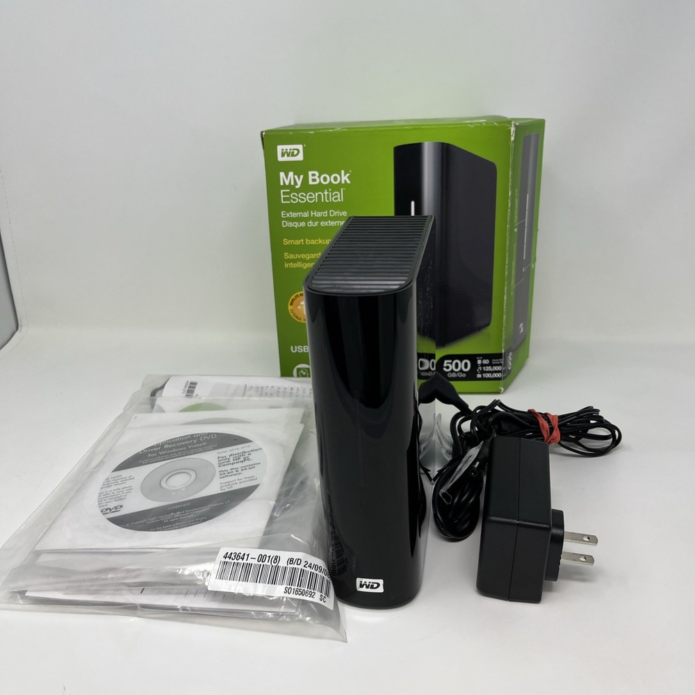 Western Digital My Book Essential 500GB External Desktop Hard Drive USB 2.0 Test